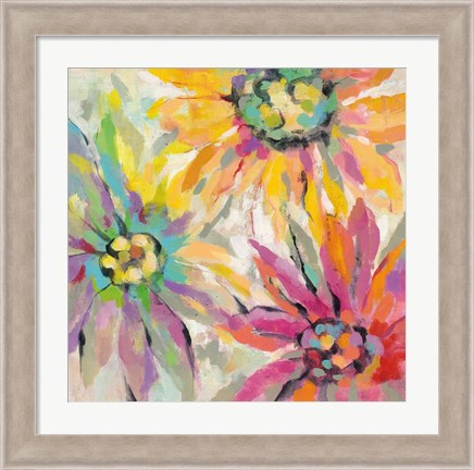 Framed Abstracted Petals I Print