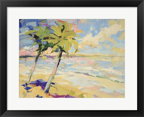 Framed Palms I Print