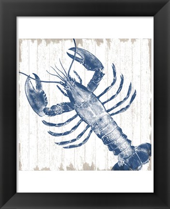 Framed Seaside Lobster Print