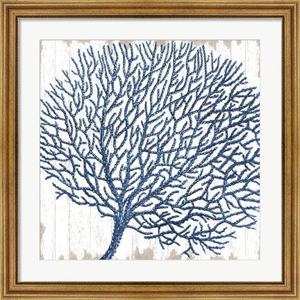 Framed Seaside Coral Print