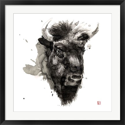 Framed Buffalo Print