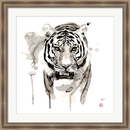 Framed Tiger Print