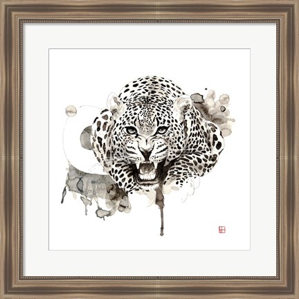 Framed Leopard Print