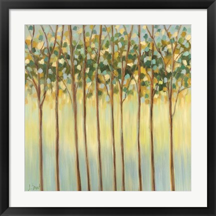 Framed Awakening Tree Tops Print