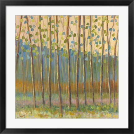 Framed Through Pastel Trees Print