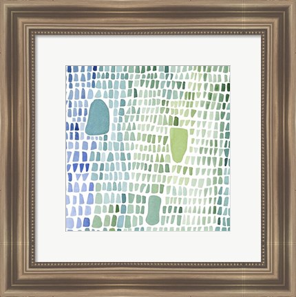 Framed Series Sea Glass No. 1 Print