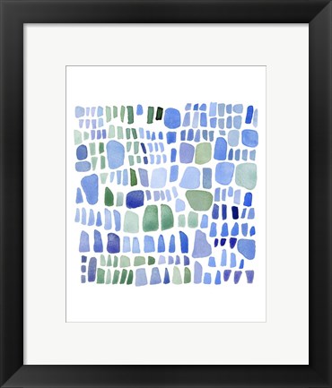 Framed Series Sea Glass No. IV Print