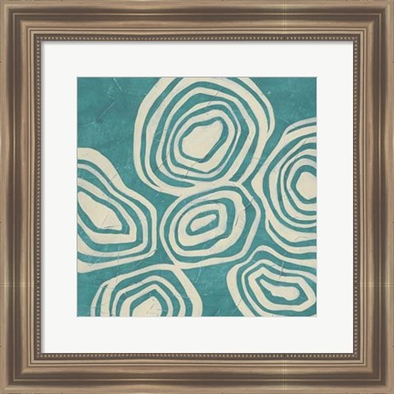 Framed Mineral Motif I Print