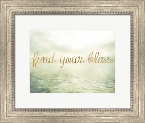 Framed Water Bliss I Print