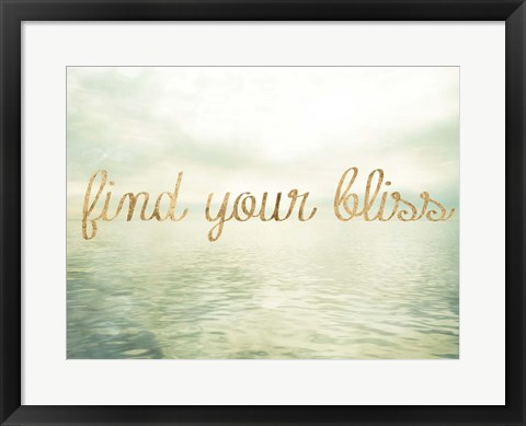 Framed Water Bliss I Print