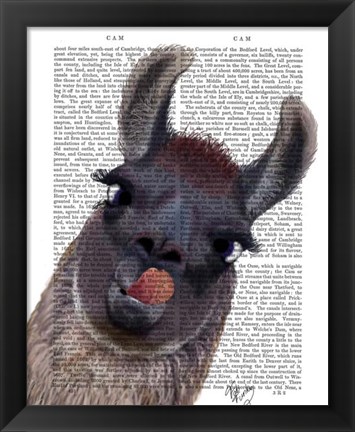 Framed Silly Llama Print