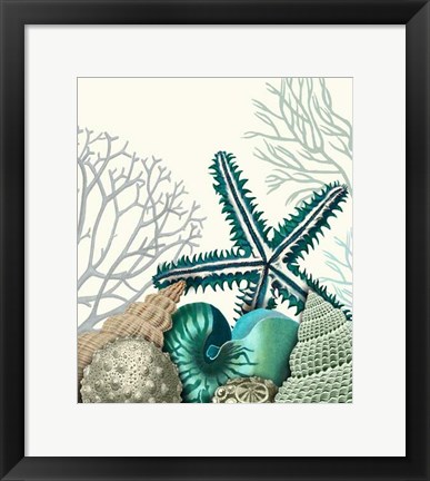 Framed Starfish Under the Sea Print