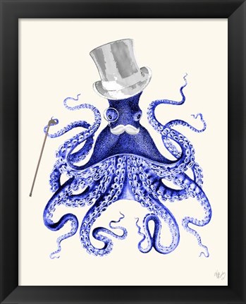 Framed Octopus About Town Print