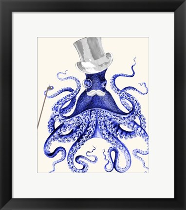 Framed Octopus About Town Print