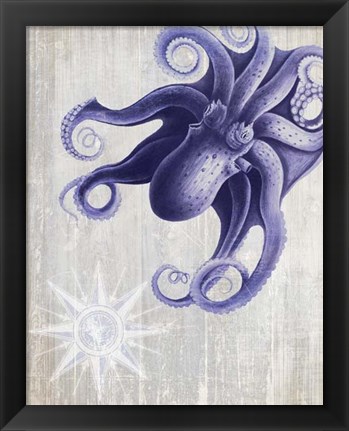 Framed Octopus 7 Print