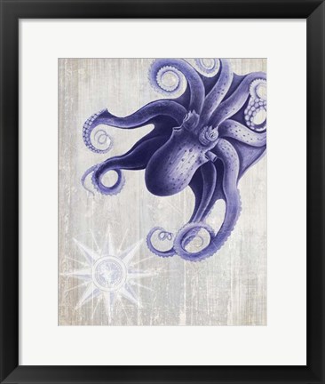 Framed Octopus 7 Print