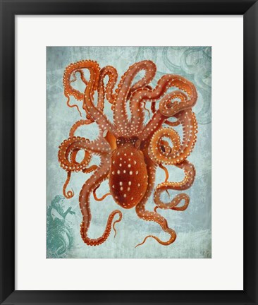 Framed Octopus 2 Print