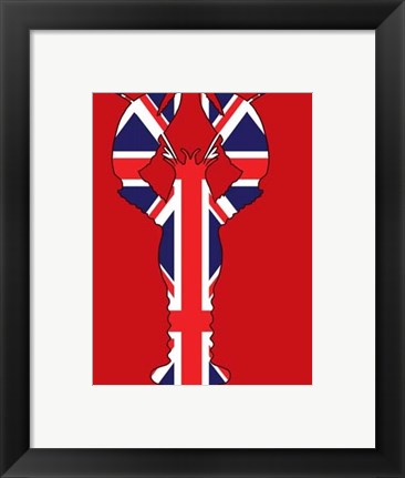 Framed Union Jack You&#39;re My Lobster Print