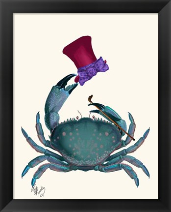 Framed Dandy Crab Print