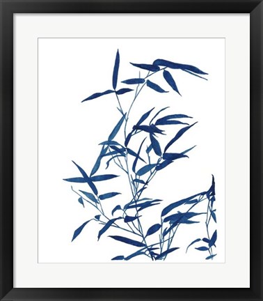 Framed Indigo Botanica I Print