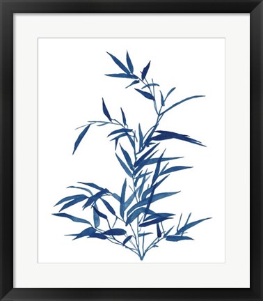 Framed Indigo Botanica II Print