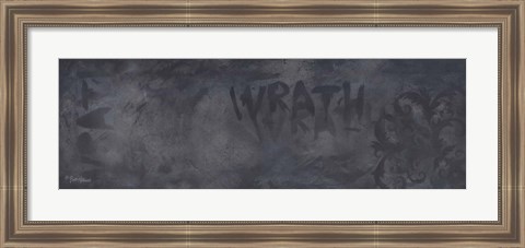 Framed Seven Deadly Sins - Wrath Print