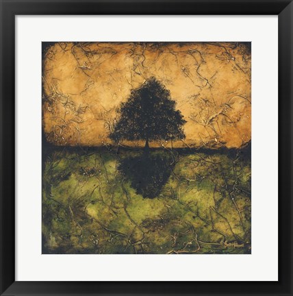 Framed I Dream in Maple Print