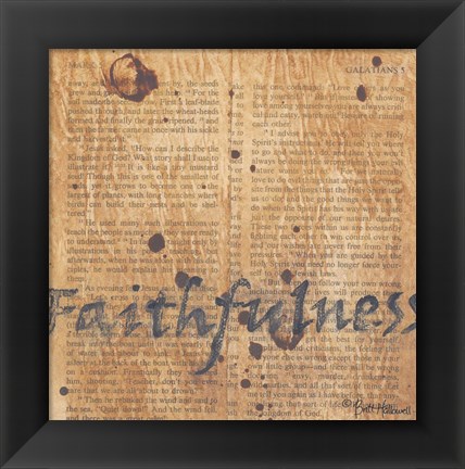 Framed Faithfulness Print