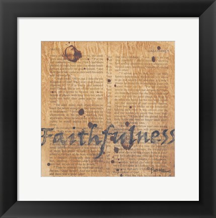 Framed Faithfulness Print