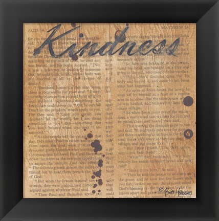 Framed Kindness Print