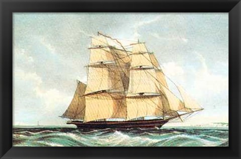 Framed William a. Knell - Ships [4] Print