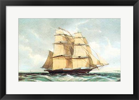 Framed William a. Knell - Ships [4] Print