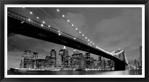 Framed Brooklyn Bridge View Print