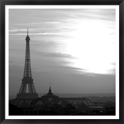 Framed Eiffel Tower View 2 Print