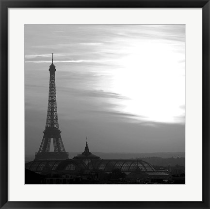 Framed Eiffel Tower View 2 Print