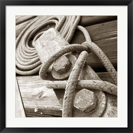 Framed Knots and Bolts Print