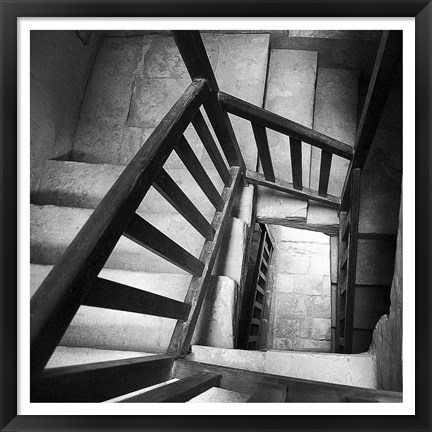 Framed Spiral Staircase No. 7 Print