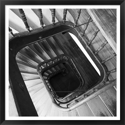 Framed Spiral Staircase No. 8 Print