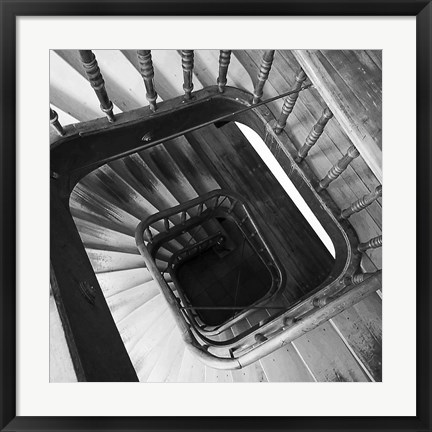 Framed Spiral Staircase No. 8 Print