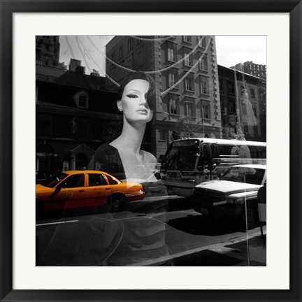 Framed Urban Reflection Print