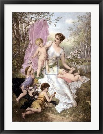 Framed Maternal Bliss Print