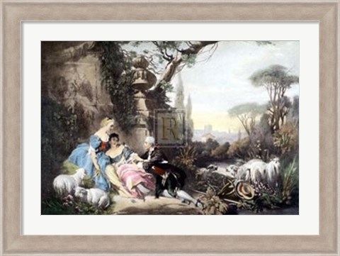 Framed Charms of Country Life Print