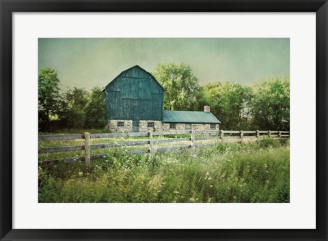 Framed Blissful Country III Print