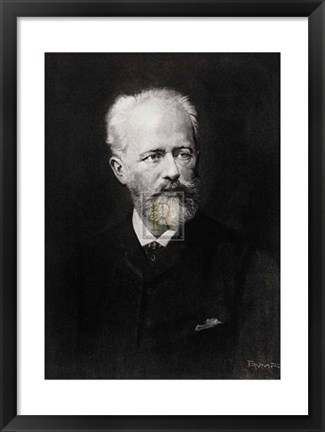 Framed Tchaikovsky Print