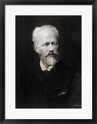 Framed Tchaikovsky Print