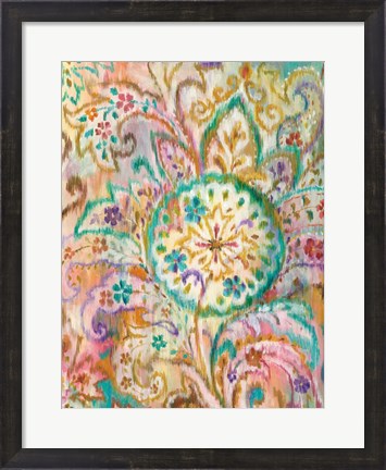 Framed Boho Paisley I Print