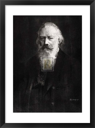 Framed Brahms Print