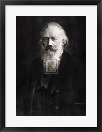 Framed Brahms Print