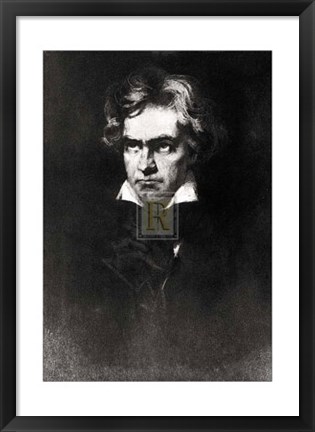 Framed Beethoven Print