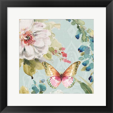 Framed Colorful Breeze IV Print